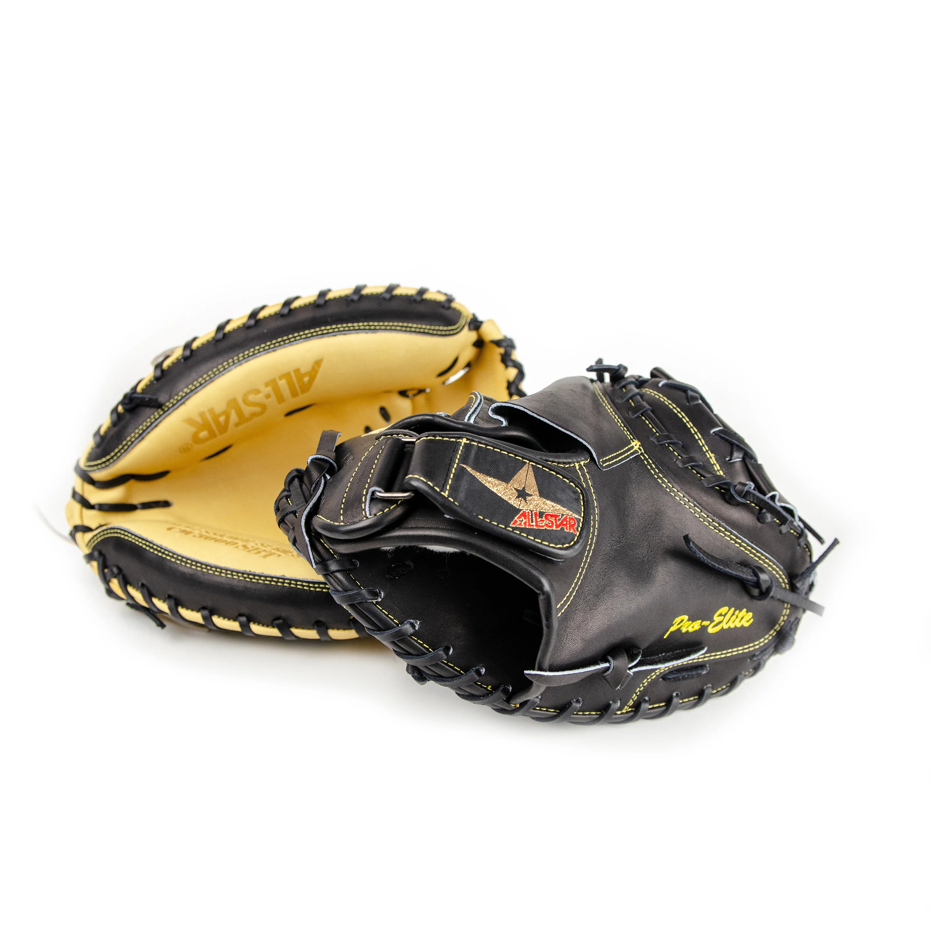 PRO-ELITE® SOLID BLACK - CATCHERS MITT - Image 8